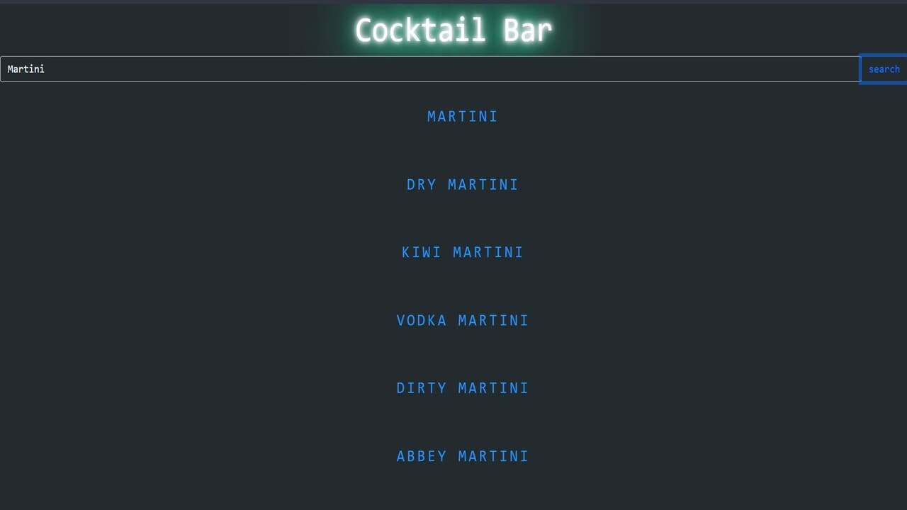 Cocktail Bar